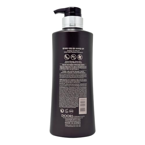 Daeng Gi Meo Ri Ki Gold Premium Herbal Shampoo 16.9 Fl Oz - Nourishing Korean Hair Care