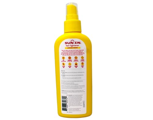 Sun-In Hair Lightener Spray Lemon 4.7 fl oz | Pack of 6 Gradual Lightening