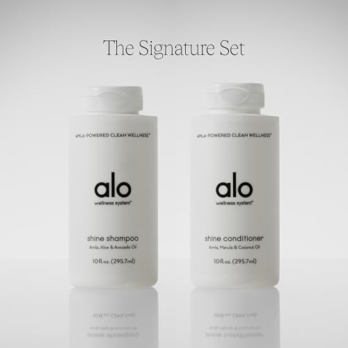 Alo Shine Sulfate-Free Hair Shampoo for All Hair Types - 10 oz
