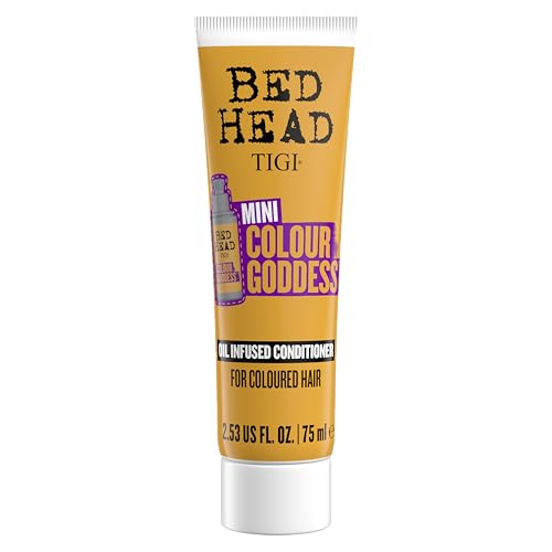 Bed Head by TIGI Colour Godess Conditioner Travel Mini ? Oil Infused Conditioner for Color Treated Hair, 2.53 fl oz