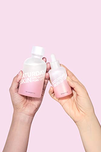 Saturday Skin Pore Active Glycolic Acid Serum for Face, 50ml - Exfoliating & Pore Minimizer