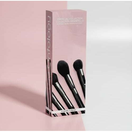 Essential Collection: 9-Piece Synthetic Makeup Brush Gift Set in Gloss Black for Face and Eyes?Ideal for Foundation, Powder, Blending, Blush, Bronzer, Eyeliner, and Eyeshadow