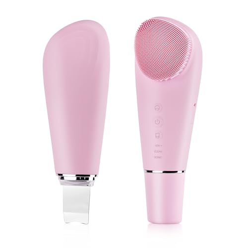 2-in-1 Silicone Facial Cleansing Brush & Blackhead Remover - Waterproof Skin Spatula Duo