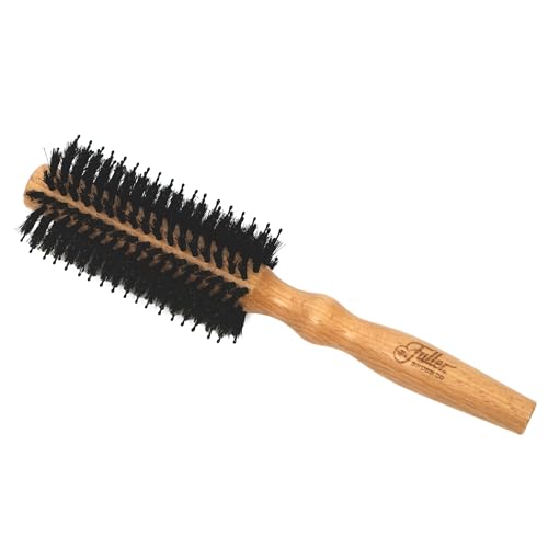Natural Beechwood Hairbrush with Boar Bristles - Ergonomic Styling & Curling Tool