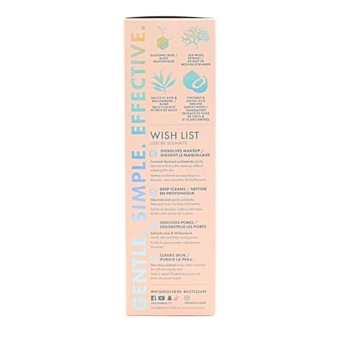 Wishful Get Clean 2% PHA & Sea Moss?Gentle Foaming Cleanser 5.07 oz / 150 ml