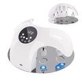 UV LED Nail Lamp 49W with 10 Beads & 4 Timer Settings, White - Fast Gel Curing