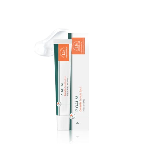 P.CALM Centella Trouble Spot Cream ? Papaya Extract & Centella Asiatica for Intense Soothing & Spot Relief, Korean Skincare (15ml / 0.17 fl.oz)