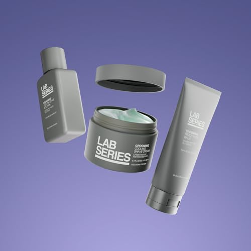 Lab Series Men's Grooming Cooling Shaving Cream with Menthol & Shea Butter- Hydrates & Protects Skin from Irritation - Skin Care for Men