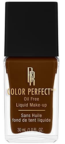 Liquid Foundation for Darker Skin Tones - Full Coverage, Natural Finish, 1 Oz Pack of 5 - Oil-Free Makeup