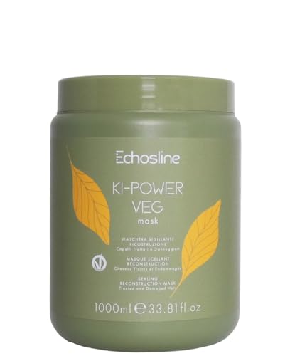 Vegan Hair Mask for Damaged Hair - Reconstructive Keratin & Hyaluronic Acid, 1000ml / 33.8oz