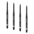 Rimmel London Exaggerate Waterproof Eyeliner Pack of 4, Starlit Black, 0.01oz