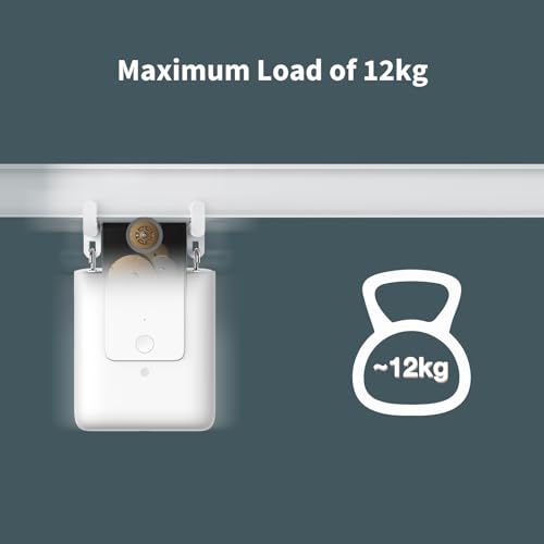 Smart Curtain Motor Track Version - Compatible with U and I Rails, App & Voice Control