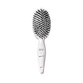 Hairtamin White Paddle Hair Brush for All Hair Types, Detangling & Styling