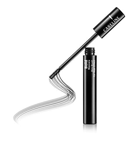 Mascara Bold 1235111 - Deep Black Volumizing & Lengthening Mascara for Lashes - Black - Careline