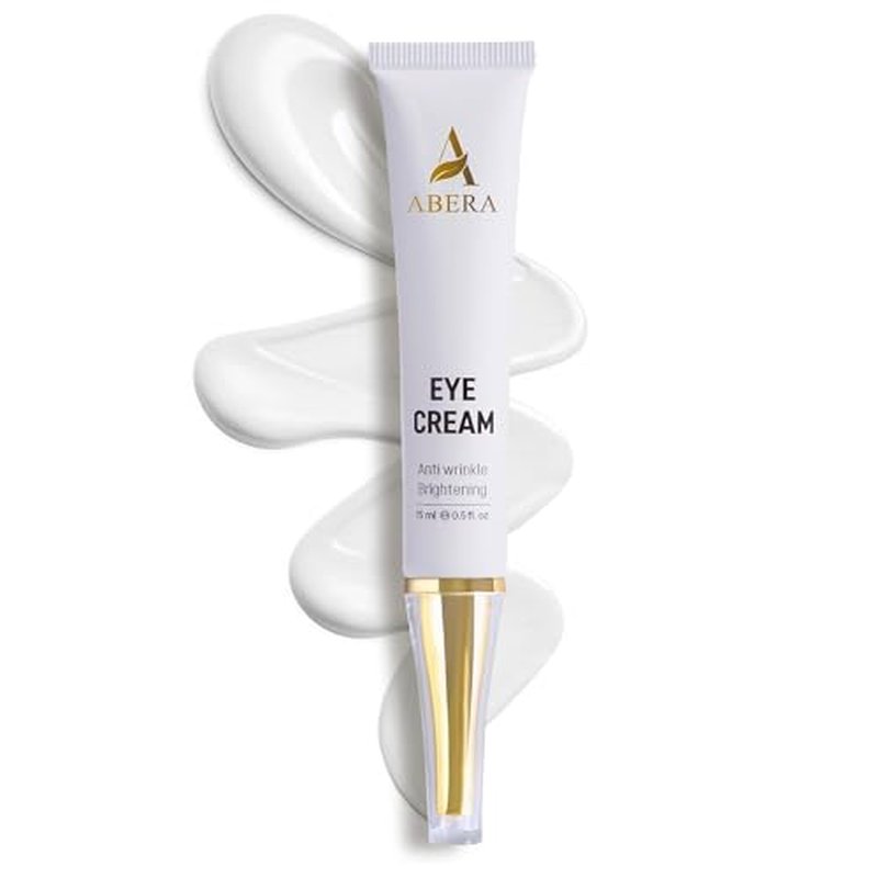 ABERA Natural Repair Eye Cream, Minimizes Under Eye Bags & Puffiness, Reduce Wrinkles, Fine Lines and Dark Circles, 0.5 fl.oz