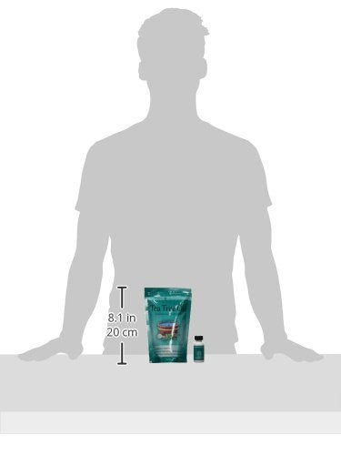 Tea Tree Foot Soak & Nail Oil Set for Damaged Nails & Athletes Foot – 8.5 fl oz (Pack of 2) – Made in USA