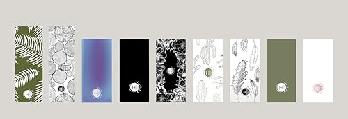 Hairaco Classic Black & White 5x11 Foil Board – Salon Foiling Paddle with Non-Patterned Working Side