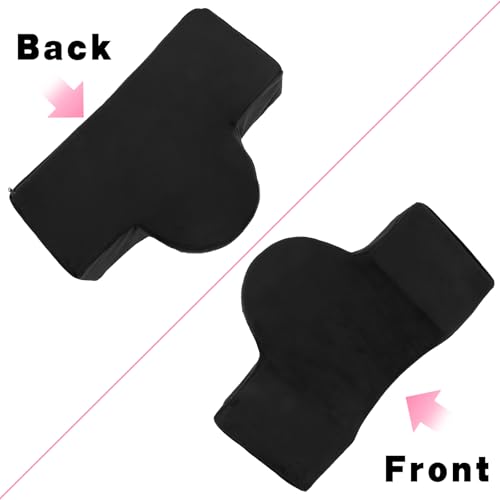 Beauty Salon Lashing Pillow,Comfortable Velvet Memory Foam Eyelash Extension Pillow,Ergonomic Neck Pillow,Protect The Neck When Used for Lash Extension Grafting Make Up