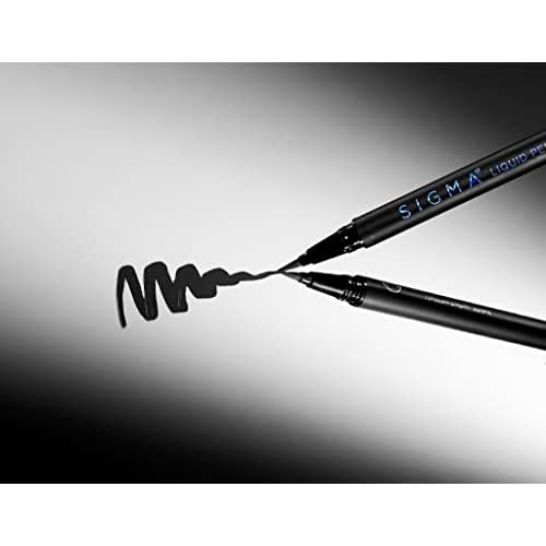 Sigma Beauty Liquid Pen Eyeliner - Wicked 0.01 oz Eyeliner, Black (EL025-3)