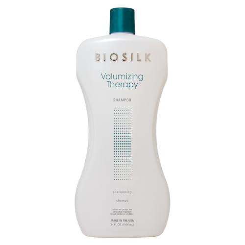 BioSilk Volumizing Therapy Shampoo 34 Fl Oz - Gentle Cleansing & Body