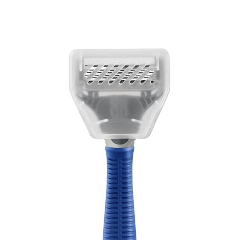 Harry's Original Shaving Kit for Men - Razor Handle, 5 Razor Blade Refills, Foaming Shave Gel, and Travel Blade Cover - Ocean Blue