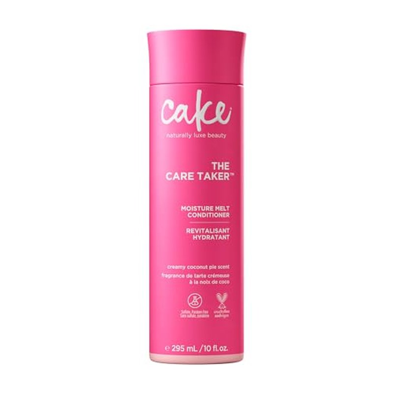 Cake Beauty Moisturizing Conditioner, The Care Taker ? Hydrating Conditioner that Replenishes Dry Hair ? With Coconut Water, Hyaluronic Acid & Shea Butter - For All Hair Types - 296 ml