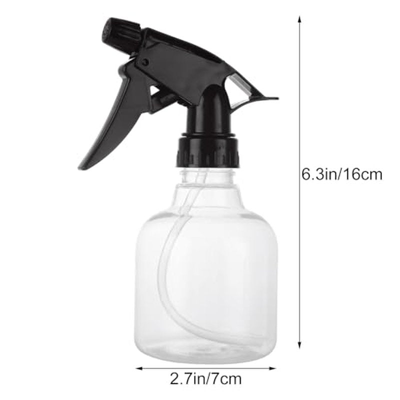 20 Pack 8 Oz Plastic Spray Bottle with Black Trigger Sprayers, Empty Refillable Spray Bottles with Adjustable Head Sprayer for Cleaning, Hair, Plant & Kitchen Use