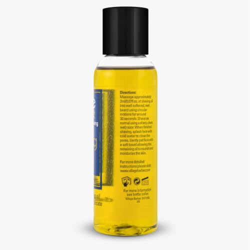 Shaving Oil 100ml Natural Lubricant for Smooth Shave - Village Barber