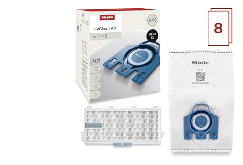Miele Vacuum Cleaner Bags Allergy XL Pack for Canister Vacuums