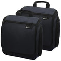 2 Pack Black D&D Wanderlust Travel Toiletry Bags for Women & Men Large Organizer
