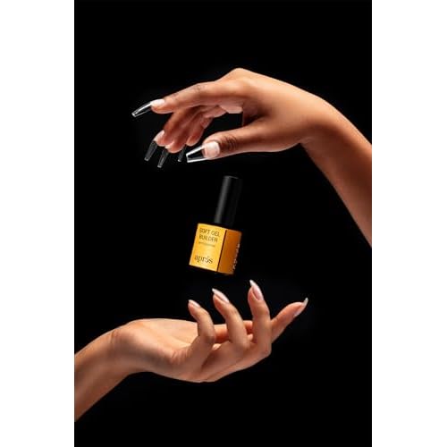 Apr?s Soft Gel Builder in a Bottle, Self-Leveling Soak-Off Gel-X Nail Extension Thickening Strengthener