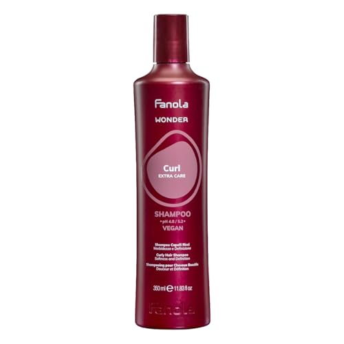 Fanola Wonder Curly Hair Shampoo Hydrating & Frizz Control 11.83 oz