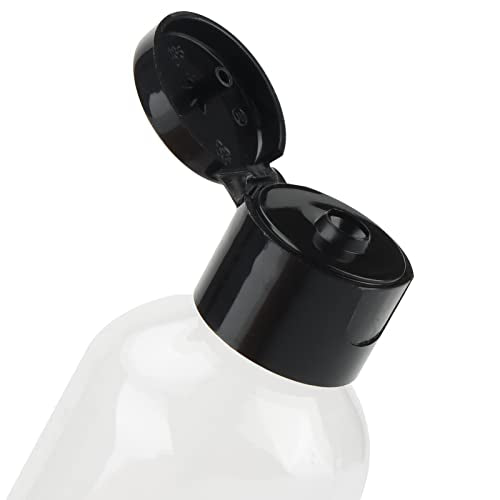 60 Pack 4 Oz Clear Plastic Travel Bottles with Flip Caps - Refillable Shampoo & Lotion Containers