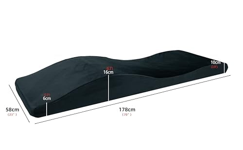 Ergonomic Lash Bed Topper with Removable Cover for Beauty Salon