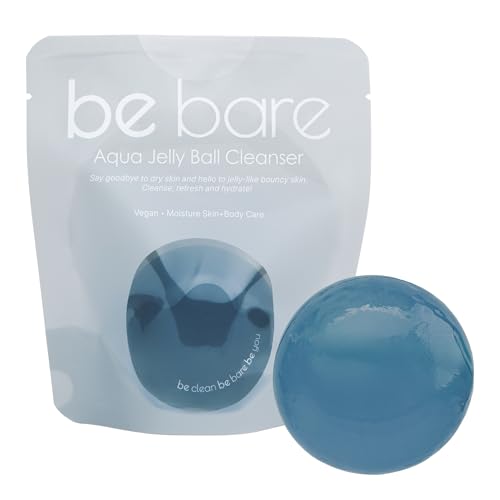 Naisture Bebare Jelly Ball Duo (2pc): Daily Face Wash Korean Skin Care Cleanser in Peachy Pink and Fresh Aqua