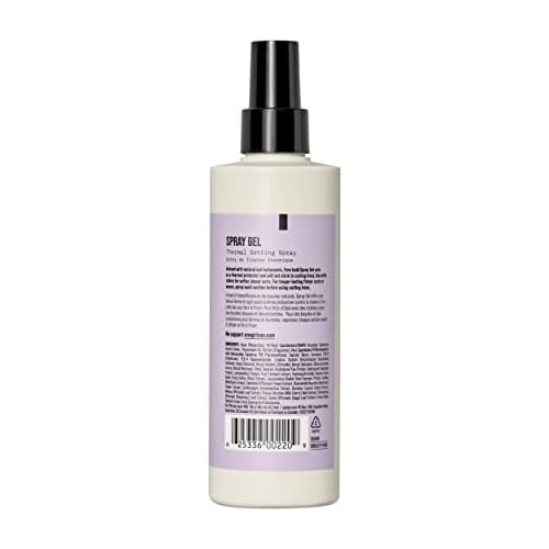AG Care Curl Spray Gel Thermal Setting Spray, 8 Fl Oz