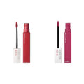 Long Lasting Matte Lipstick Set with Blue Red & Pink Shades - 16H Wear