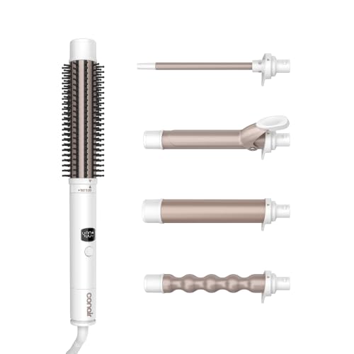 Conair 5-in-1 Hair Styler with Interchangeable Attachments - Ceramic Curling Iron