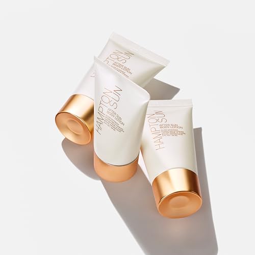 Hampton Sun After Sun Body Lotion ? 2 oz. Travel Size | Hydrating & Firming Moisturizer with Hyaluronic Acid & Cocoa Butter | Soothes, Nourishes & Prolongs Sun-Kissed Glow | Lightweight, Smooth Finish
