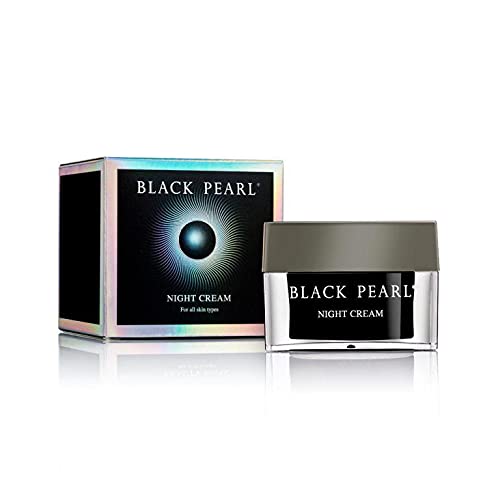 Black Pearl Night Cream with Pearl Powder & Dead Sea Minerals for All Skin Types