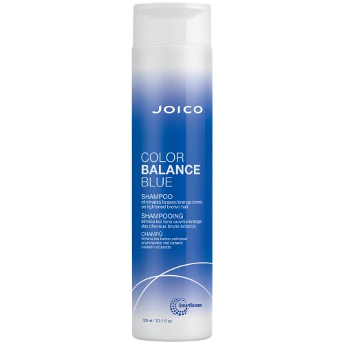 Joico Blue Shampoo 10.1 Fl Oz - Neutralize Brassy & Orange Tones, Color Safe