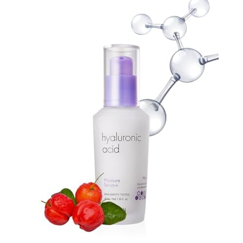 It'S SKIN Hyaluronic Acid Moisture Serum + 1.35 fl. Oz. Vitamin & Mineral Rich Formula Skin Care, Face Serum for Soothing and Firming Face Care Barrier, Korean Skincare