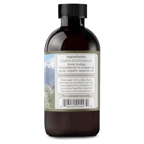 Tattva's Herbs Amla Hair Oil 8oz Cold Pressed & Unrefined Vegan Scalp Treatment