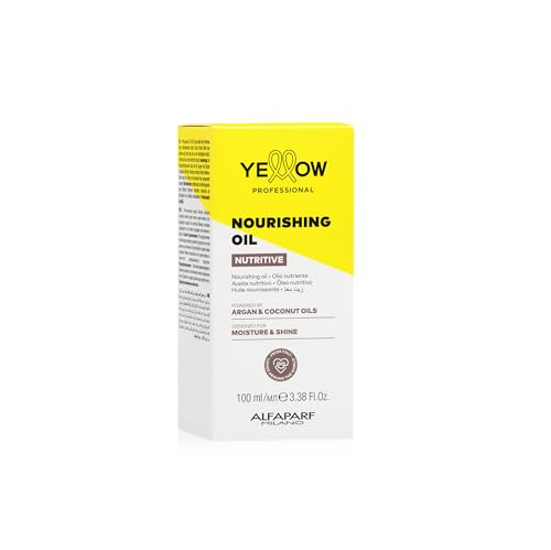 ALFAPARF MILANO Yellow Nutritive Hair Oil for Dry & Brittle Hair – Nourishing Serum