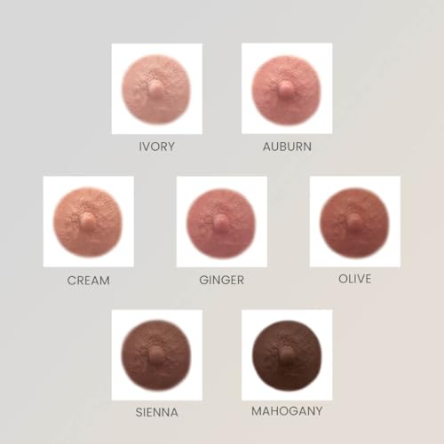 TataTattoos Temporary Realistic Nipple/Areola Tattoos ? Non-Surgical for Mastectomy Recovery ? for Post Breast Cancer Surgery (Sienna, Large (Pack of 20))