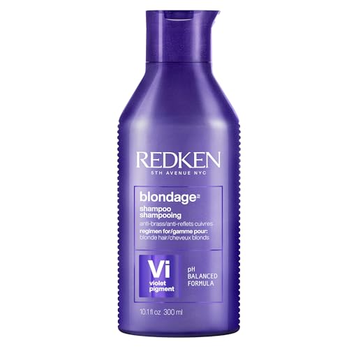 Redken Blondage Purple Shampoo 10.1 Fl Oz - Neutralizes Brassiness & Brightens Blonde Hair