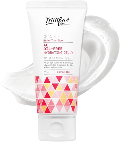 Oil-Free Hydrating Gel Moisturizer with Niacinamide 80ml - Non-Greasy Korean Skincare