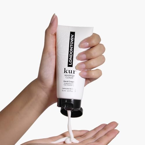 LONDONTOWN Whipped Cloud Hand Cream 2.5 fl oz - Hydrating Vegan Moisturizer with Coconut & Vanilla Scent
