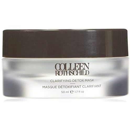 COLLEEN ROTHSCHILD Clarifying Detox Mask | Draws Out Pore-Clogging Impurities | Promotes Clear Skin | Formulated With Charcoal, Vitamin C & Glycolic Acid (1.7 fl oz)