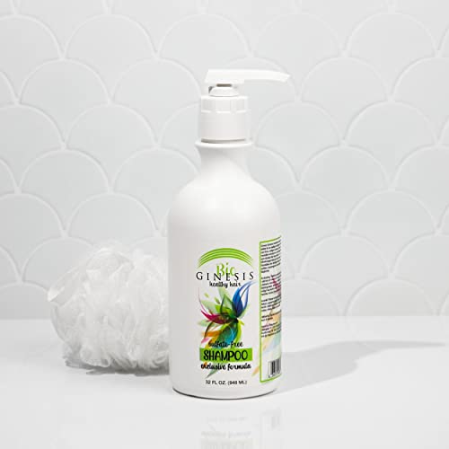 Natural Hair Shampoo 32oz Bottle - Chemical-Free, Sulfate-Free, Healthy Hair